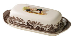 Woodland Dinnerware / Serveware / Bakeware Covered Butter Dish (Mallard) Spode