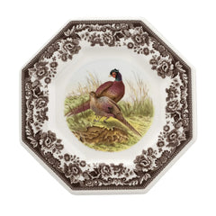 Woodland - Pheasant Dinnerware Octagonal Plate (Pheasant) Spode