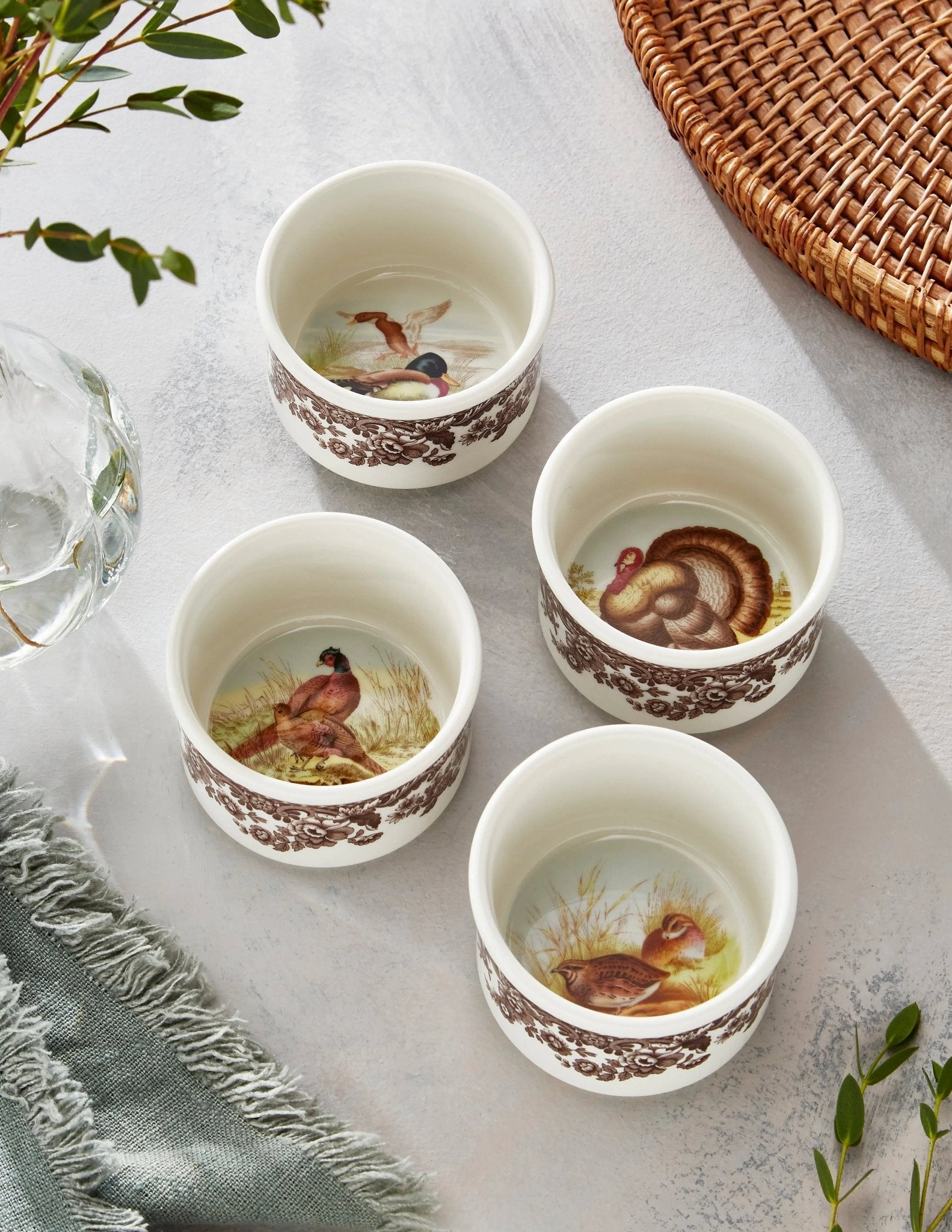 Woodland Ramekins Set of 4 Spode