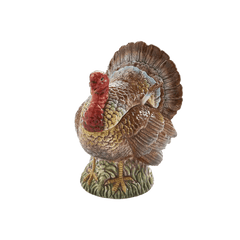 Woodland Turkey Gravy Boat and Ladle Spode