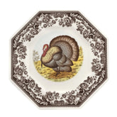 Woodland - Turkey Octagonal Plate (Turkey) Spode