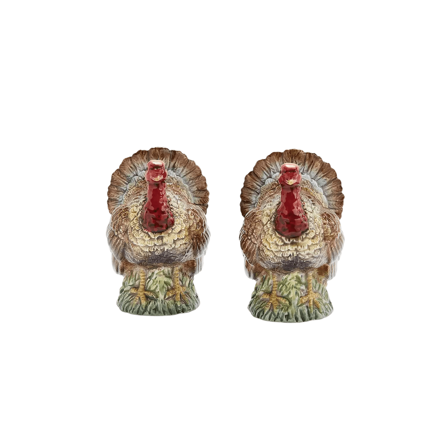 Woodland Turkey Salt and Pepper Spode