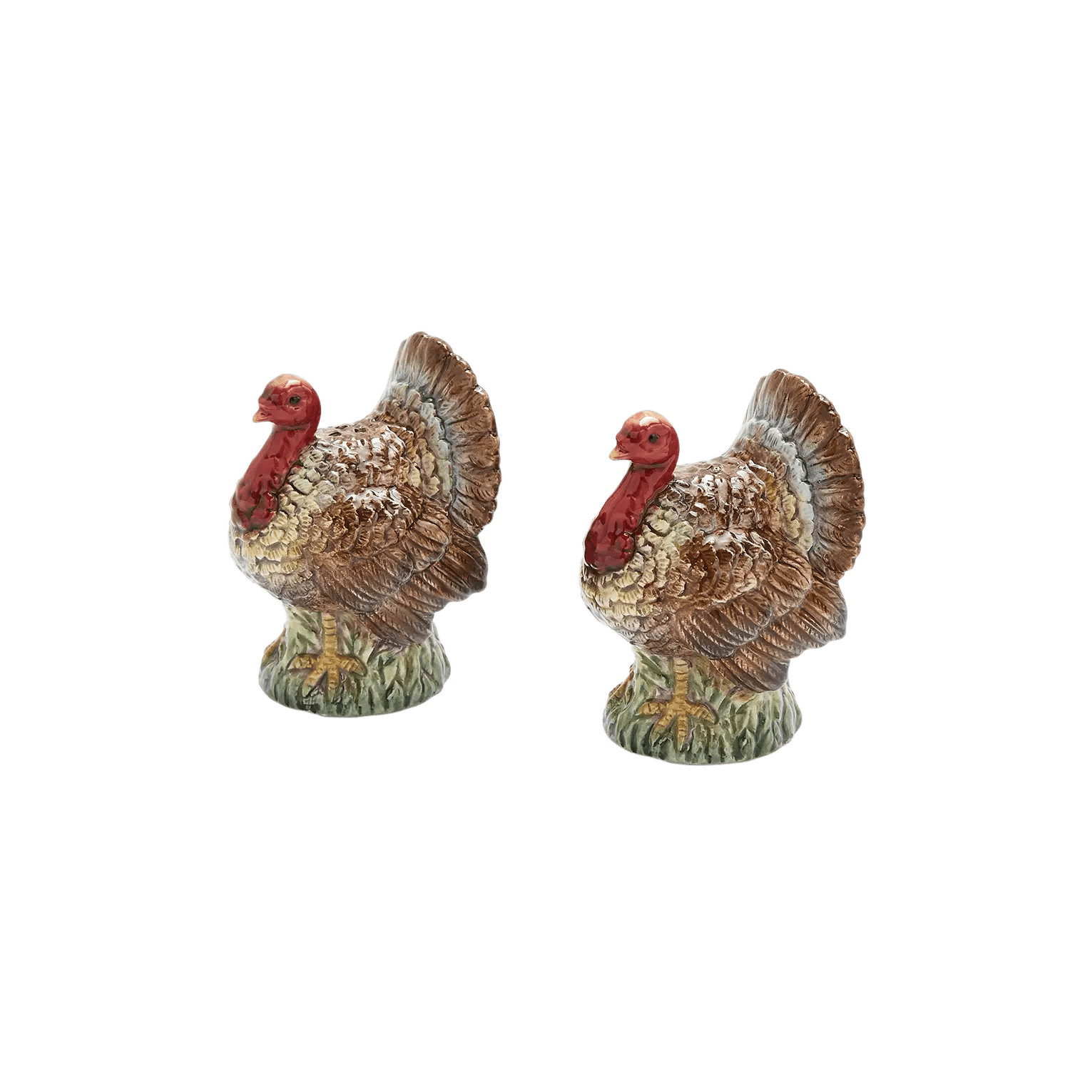 Woodland Turkey Salt and Pepper Spode