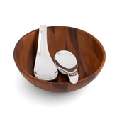 Yin Yang Salad Bowl w/Servers Nambé