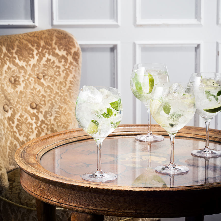 and – 4 Crystal Gin of Tonic - House set