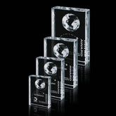 Ambassador Globe Award Crystal House