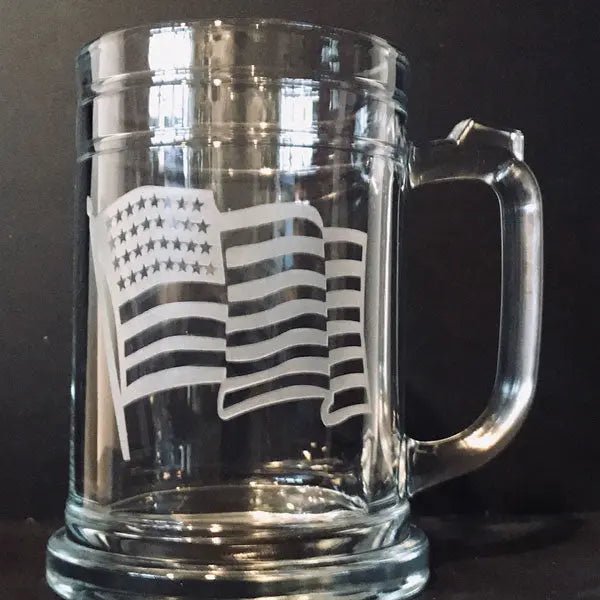 American Flag - Maritime Beer Mug Crystal House