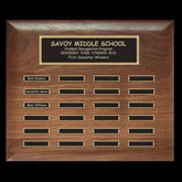 American Walnut Perpetual Crystal House