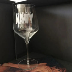 America's Navy - Wine Glass (Single)
