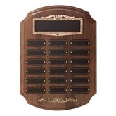 Antique Bronze Perpetual Plaque Crystal House