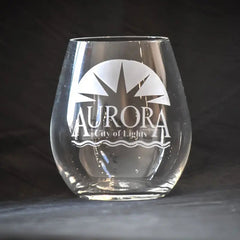 Aurora City of Lights - Stemless Glass Crystal House