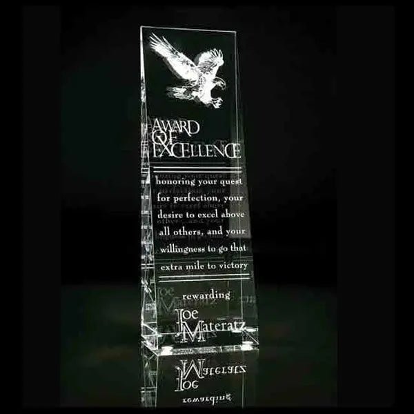 Aviator Award Crystal House