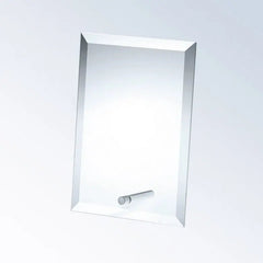 BEVELED VERTICAL RECTANGLE W/ ALUMINUM POLE Crystal House - Prism