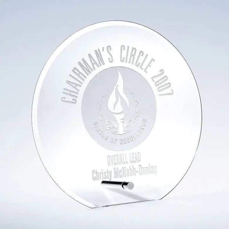 BEVELED W/ ALUMINUM POLE Crystal House - Prism