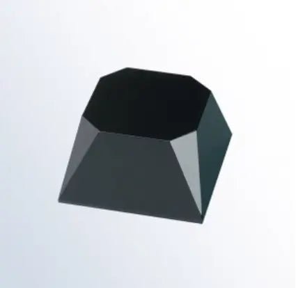BLACK BEVELED FOUR SIDED SLANT Crystal House - Prism