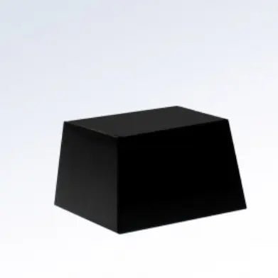 BLACK CRYSTAL SLANT SQUARE BASE Crystal House - Prism