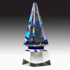 BLUE SPIRE - OPTIC CRYSTAL Crystal House - Prism