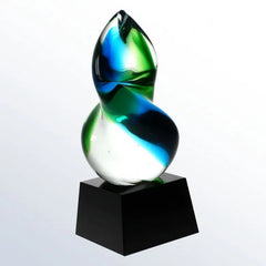 BLUE UNION ART GLASS Crystal House - Prism