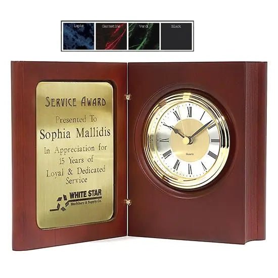 Book Clock (S) Crystal House