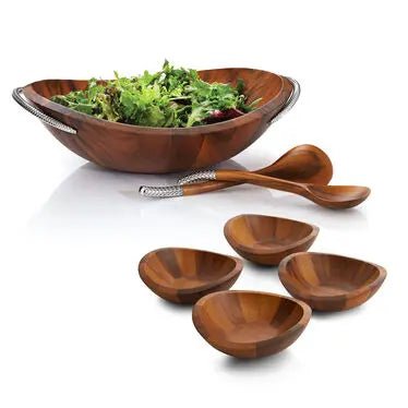 Braid 7-Piece Salad Set Nambé