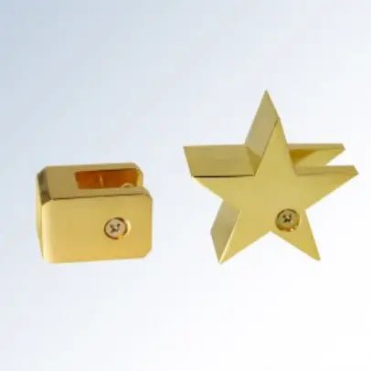 BRASS STAR HOLDER Crystal House - Prism