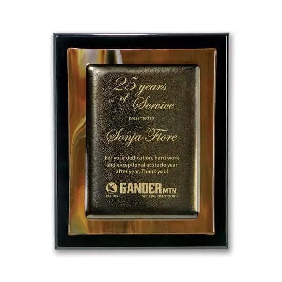 Brown Metallic Crystal House