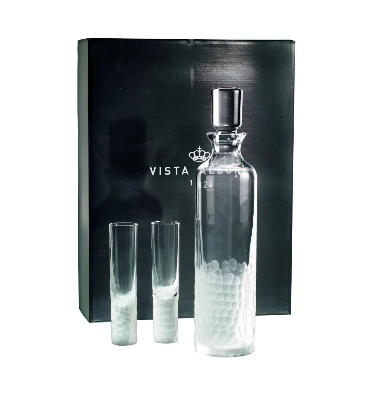 CASE WITH VODKA DECANTER AND 4 SHOTS - ARTIC Vista Alegre