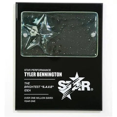 Cast Star Plaque Crystal House