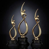 Continuum on Ebony - Gold Crystal House