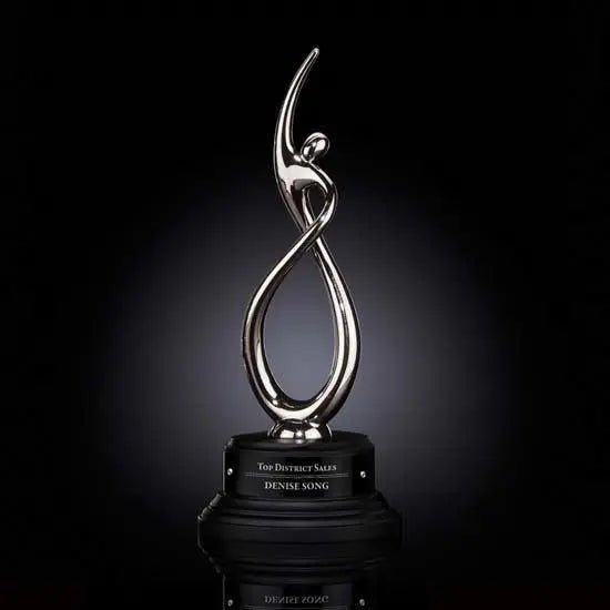 Continuum on Ebony - Silver Crystal House