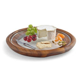Cooper Cheese Tray w/ Knife Nambé