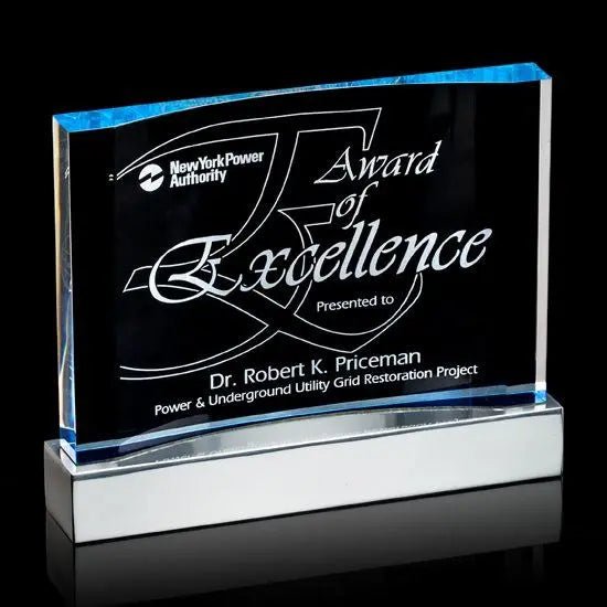 Cornerstone Award - Blue Crystal House