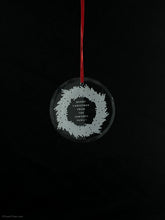 Family Wreath - Round Ornament Crystal House