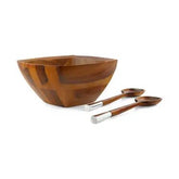 Cube Salad Bowl w/Servers Nambé