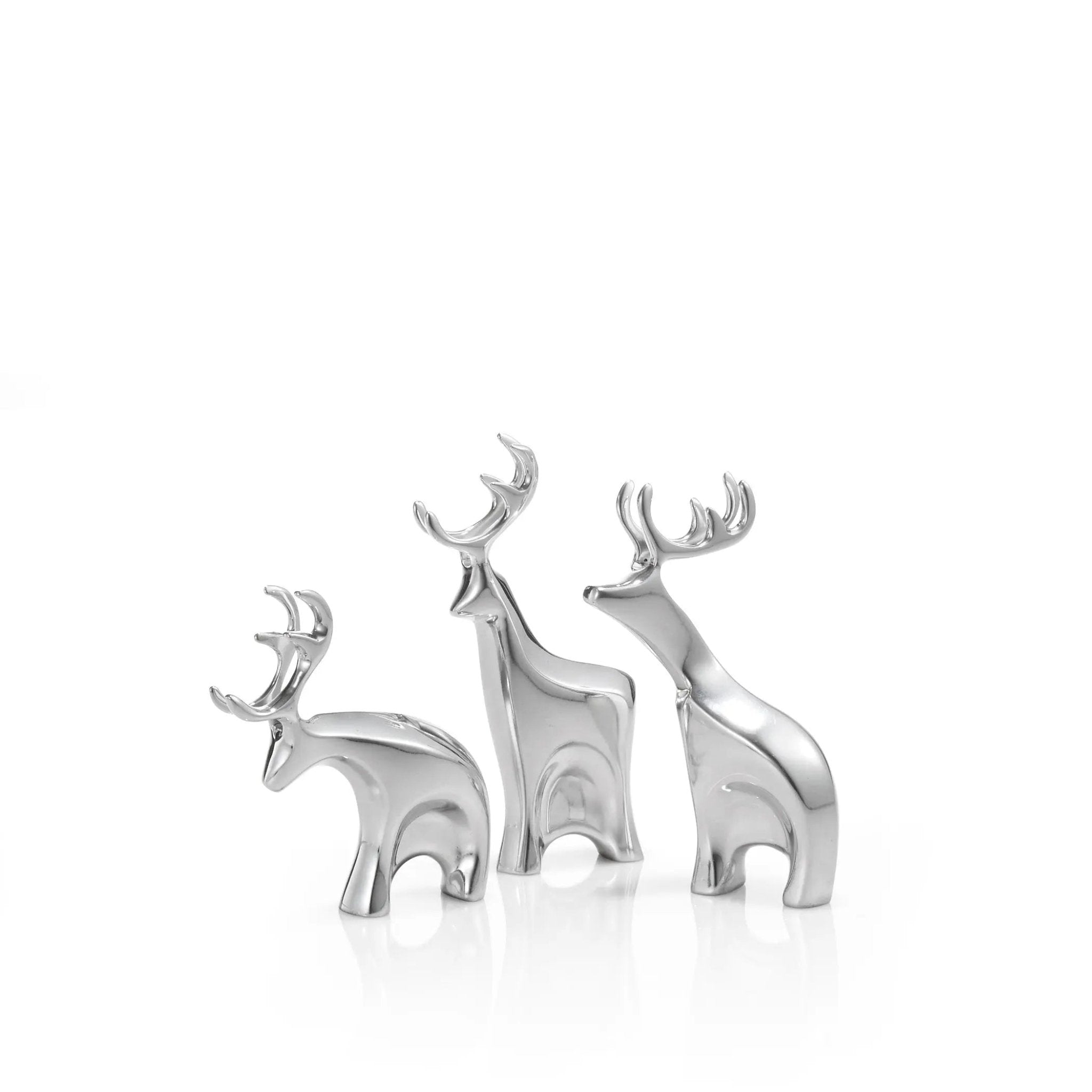 Dasher Reindeer Figurine Set Nambé