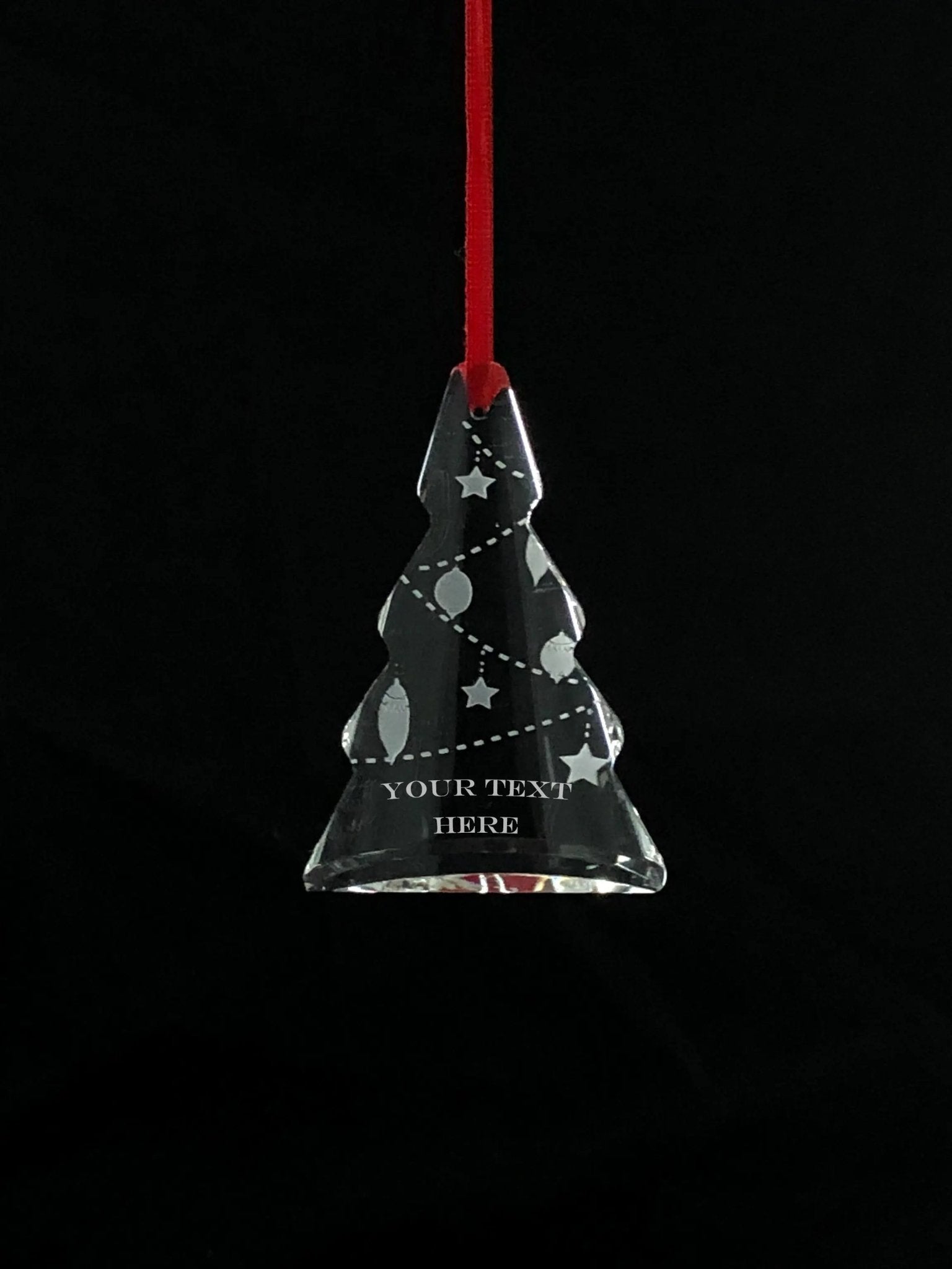 Decorated Christmas Tree - Tree Ornament Crystal House