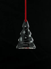 Decorated Christmas Tree - Tree Ornament Crystal House