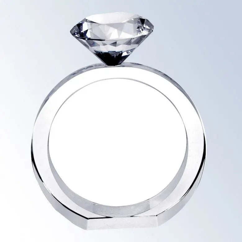 DIAMOND RING PLAQUE Crystal House - Prism