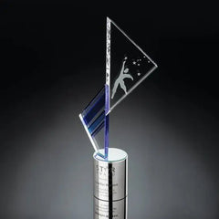 Empyrean Award - Cobalt Optical Silver Crystal House