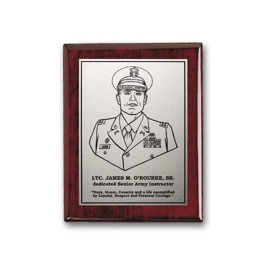 Etch Oxidized Plaq - Rosewood Crystal House