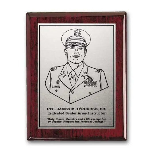 Etch Oxidized Plaq - Rosewood Crystal House