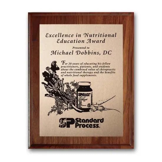 Etch Oxidized Plaq - Walnut Cove Edge Crystal House