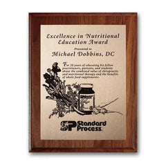 Etch Oxidized Plaq - Walnut Cove Edge Crystal House