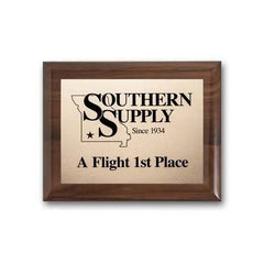 Etch Oxidized Plaq - Walnut Piano Finish Crystal House