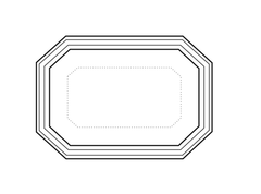 Faceted Paperweight with Great Lakes Logo - Custom Engraved Crystal for Naval Station Great Lakes.