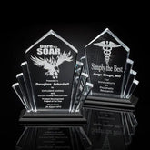 Flash Award - Acrylic Black Crystal House