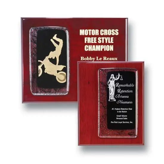 Fusion Plaque (jasper/ebony) Crystal House