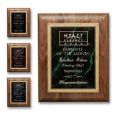 Gemstone Walnut Plaque Crystal House