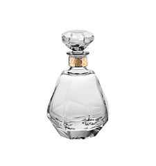 Gemstone Whisky Decanter With Gold Vista Alegre