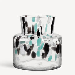 Gran Vase Green Black Kosta Boda